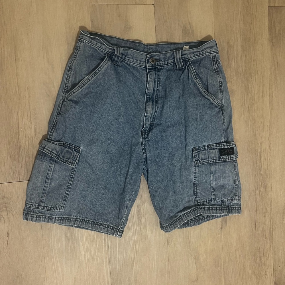 90s/Y2K Wrangler Denim Cargo Shorts Relaxed Fit